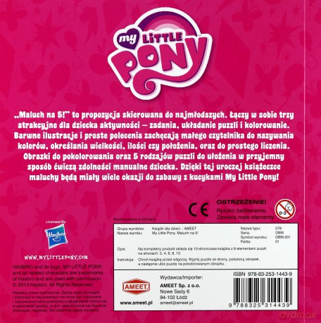 Maluch na 5! My Little Pony [KSIĄŻKA]