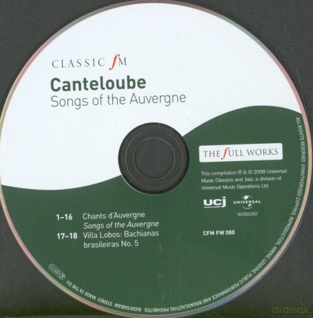 Kiri Te Kanawa: Canteloube: Chants D'Auvergne [CD]