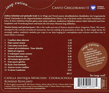 Konrad Ruhland: Canto Gregoriano.. [CD]