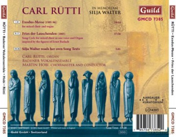 Carl Rutti: Carl RTti - in Memoriam Silja Walter Who Recites Her Own Texts [CD]