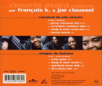 Cesaria Evora: Carnaval De Sao Vicente/Remix [CD]