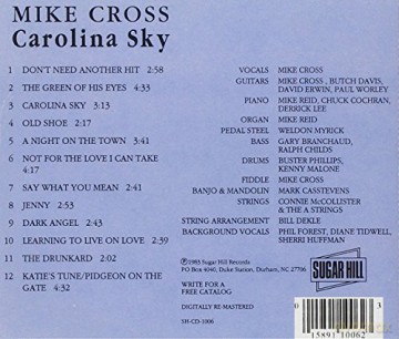 Mike Cross: Carolina Sky [CD]