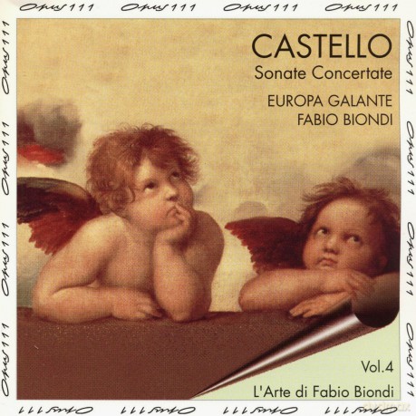 Fabio Biondi: Castello: Sonate Concertante [CD]
