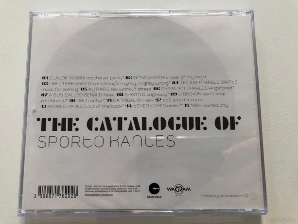 Catalogue Of Sporto Kante [CD]
