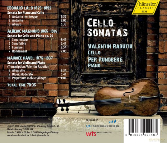 Valetin Radutiu: Cello Sonatas [CD]