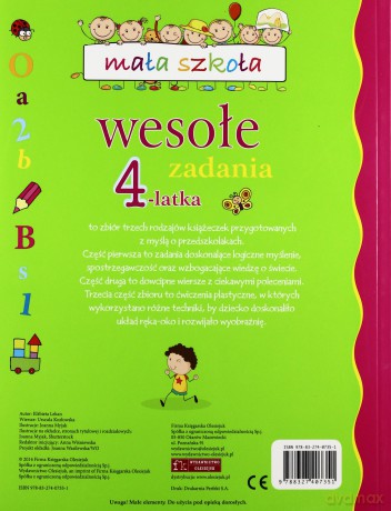 Mała szkoła. Wesołe zadania 4-latka [KSIĄŻKA]
