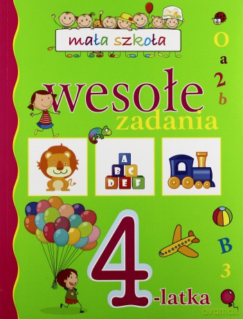 Mała szkoła. Wesołe zadania 4-latka [KSIĄŻKA]