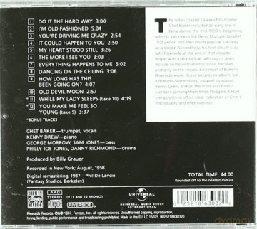 Chet Baker: Chet Baker:it Could Happen to You [CD]
