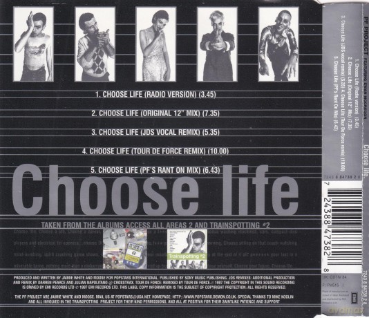 Pf Project: Choose Life [CD]