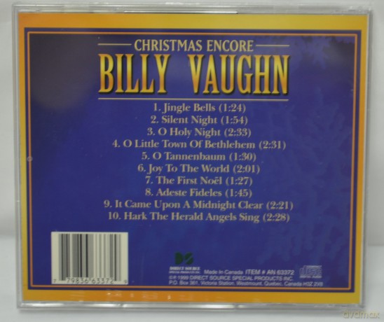 Billy Vaughn: Christmas Encore [CD]