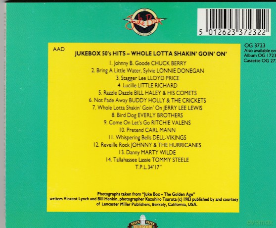 Chuck Berry, Lonnie Donegan, Lloyd Price, Little Richard, Carl Mann.. [CD]