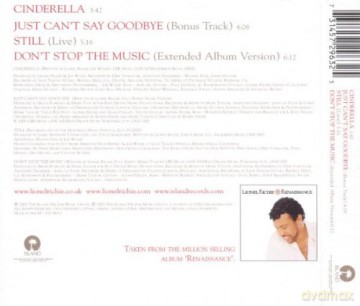 Lionel Richie: Cinderella [CD]