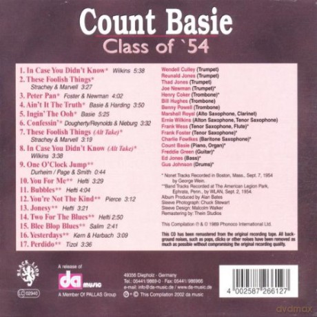 Count Basie: Class of 54 [CD]