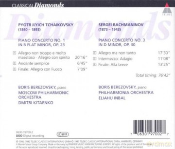 Berezovsky: Classical Diamonds - Tschaikowsky/rachmaninow [CD]