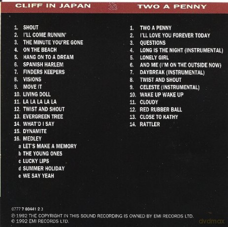 Cliff Richard: Cliff In Japan/Two A Penny [2CD]
