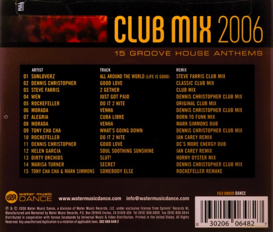 Club Mix 2006 [CD]