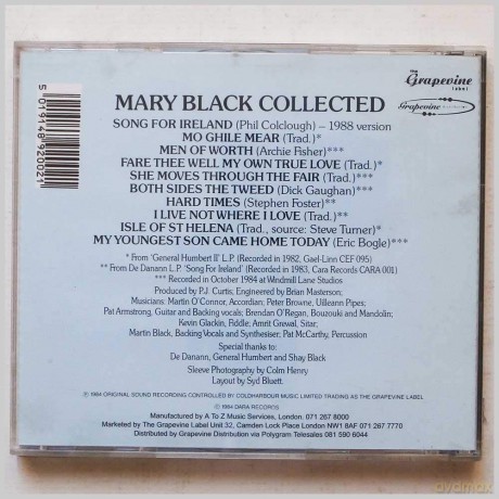 Mary Black: Collected Black, Mary [CD]