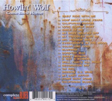 Howlin' Wolf: Come Back Home (The Most Power [CD]