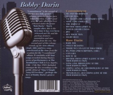 Bobby Darin: Commitment/rare Darin [CD]