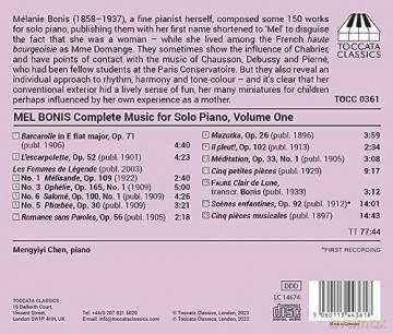 Chen,Mengyiyi: Complete Music For Solo Piano Vol.1 [CD]