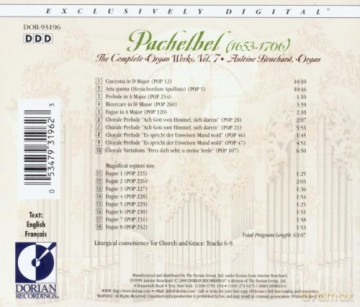J. Pachelbel: Complete Organ Works 7 [CD]