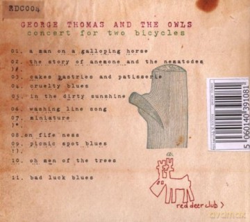 George Thomas and the Owls: Concert for Two Bicycles [CD]