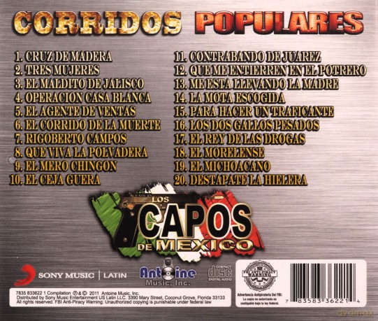 Capos De Mexico: Corridos Populares [CD]