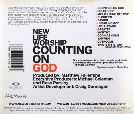 New Life Worship: Counting on God [CD]