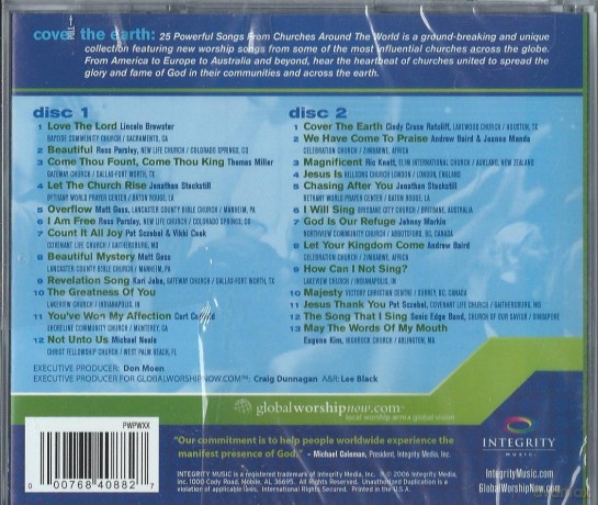 Global Worship Now: Cover The Earth [CD]