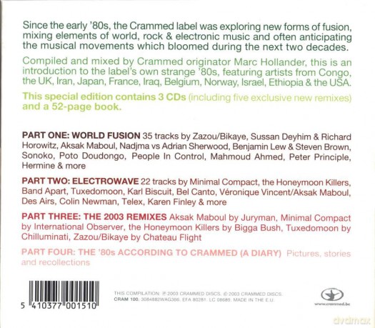Crammed Global Soundclash 1980-1989 [CD]