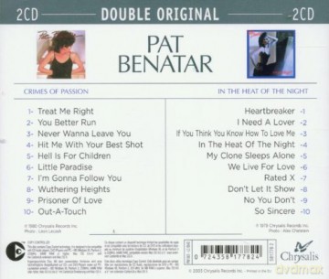 Pat Benatar: Crime of Passion/in the Heat of the Night [CD]