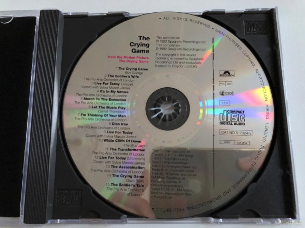 Crying Game [CD]