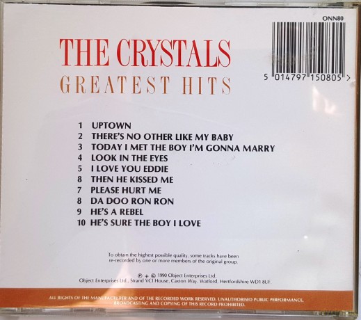 Crystals (The) - Greatest Hits [CD]