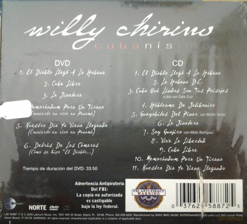 Willy Chirino: Cubanisimo [2CD]