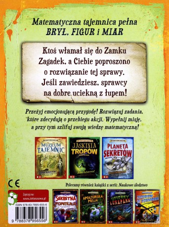 Matematyczne śledztwo - Zamek Zagadek [KSIĄŻKA]