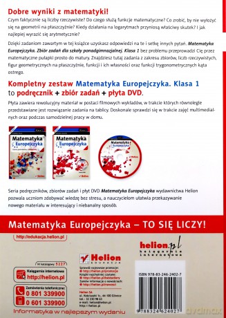 Matematyka Europejczyka LO 1 zb. zadań ZPR [KSIĄŻKA]