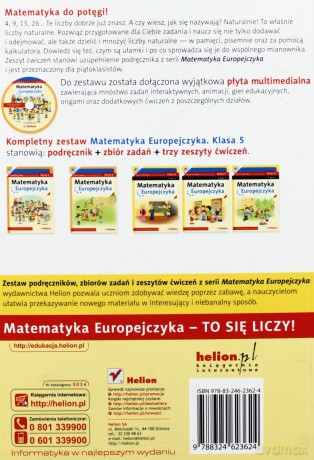 Matematyka Europejczyka SP 5/1 ćw [KSIĄŻKA]