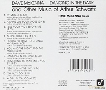 Dave Mckenna: Dancing in the Dark [CD]