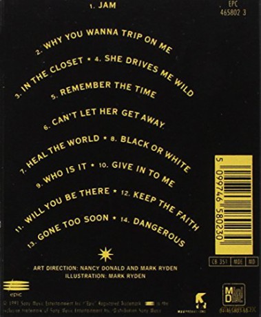 Michael Jackson: Dangerous [CD]