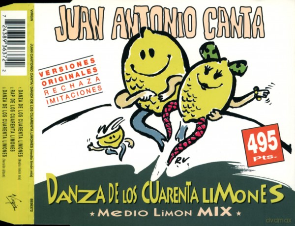 Juan Antonio Canta: Danza De Los Cuarenta Limones [CD]