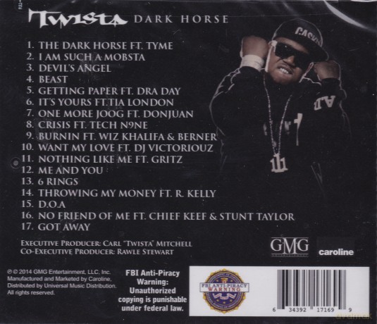 Twista: Dark Horse [CD]