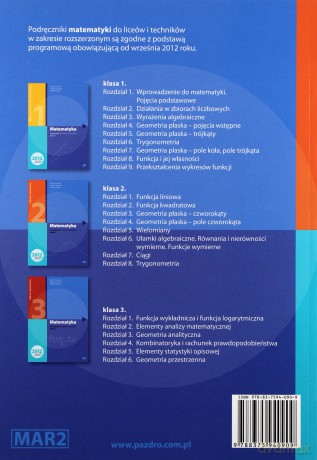 Matematyka LO 2 podr. ZR w.2013 NPP OE [KSIĄŻKA]