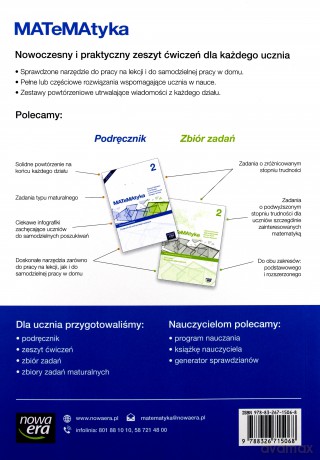 Matematyka LO 2 Z.P ćwiczenia i zadania w.2013 NE [KSIĄŻKA]