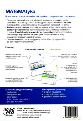 Matematyka LO 2 Z.P Podr. w.2013 NE [KSIĄŻKA]