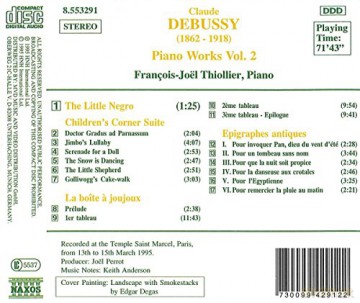C. Debussy: Debussy - Piano Works, Volume 2 [CD]
