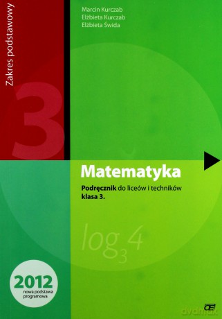 Matematyka LO 3 podr. Z.P Świda w.2012 NPP OE [KSIĄŻKA]