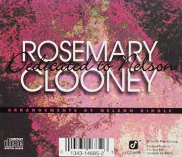 Rosemary Clooney: Dedicated to Nelson [CD]