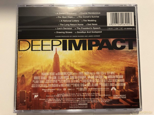 James Horner: Deep Impact: Original Soundtrack [CD]