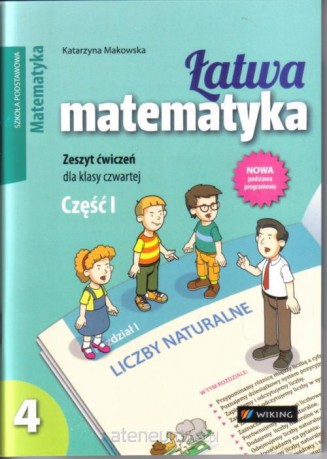 Matematyka SP 4/1 Łatwa matematyka ćw [KSIĄŻKA]