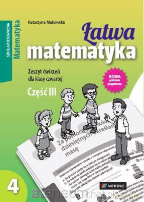 Matematyka SP 4/3 Łatwa matematyka ćw [KSIĄŻKA]